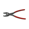 Markolófogó d4..22mm  csőhöz/kulcsnyíláshoz piros 22mm-max. átfogás 5-poz. 200mm TwinGrip KNIPEX