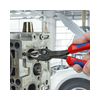 Markolófogó d4..22mm csőhöz/kulcsnyíláshoz piros-kék 22mm-max. átfogás 5-poz. TwinGrip KNIPEX