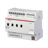 KNX dimmaktor 4x16A KNX 4-fényérzékelő bemenet 4-kimenet 16A 2300W LR/S4.16.1 ABB