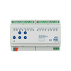 KNX redőnyaktor 230VAC LCD időmérővel kalapsínre 8x 10A AC 8M 300W MDT
