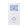 KNX termosztát fancoil 0..50°C 5gomb 5z/0,5A/240V fehér süllyesztett JOY 5DO CO2 rH Thermokon