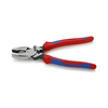 Kombinált fogó erő 62 HRC max.4,6/3mm-vágás piros-kék polírozott 240mm Lineman´s Pliers KNIPEX