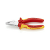 Kombinált fogó 60HRC max.d10/3,1/2mm-vágás krómozott piros-sárga 160mm 1000V szigetelt VDE KNIPEX