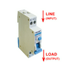 Kombinált védőkapcsoló, elektronikus, 2P, 1 modul, B kar.B25, 30mA, 6kA, AC, E3 TRACON