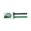 Kötegelő 125mm x 12mm zöld műanyag nyitható tépőzár szalag láncrögzítés-zárás Haupa