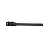 Kötegelő 132mm x 9mm fekete műanyag belsőfogas 27mm-max.kötegátmérő TRACON
