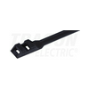 Kötegelő 132mm x 9mm fekete műanyag belsőfogas 27mm-max.kötegátmérő TRACON