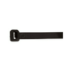 Kötegelő 260mm x 2.5mm fekete műanyag belsőfogas 73mm-max.kötegátmérő műanyag nyelv/orr-zárás TRACON