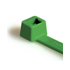 Kötegelő 390mm x 7.6mm zöld műanyag belsőfogas T120R(E)-PA66-GN Hellermann Tyton