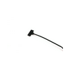 Kötegelő jelölőcímkés: 20,5x9mm 110mm x 2.5mm fekete műanyag IT18FL-PA66-BK Hellermann Tyton