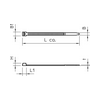 Kötegelő UV-álló 120mm x 4.8mm fekete műanyag külsőfogas műanyag nyelv/orr-zárás 565 4.8x120 SWUV OBO-BETTERMANN