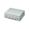 Kötődoboz IK08 műanyag 380mmx300mmx120mm IP55 szürke teli fedél ElettroCanali