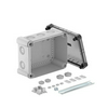 Kötődoboz falonkívüli műanyag 191mm x 241mm x 126mm IP67 szürke X16 R LGR-TR OBO-BETTERMANN