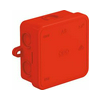 Kötődoboz falonkívüli műanyag 75mm x 75mm 36.2mm piros IP55 A 8 HF RO OBO-BETTERMANN