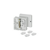 Kötődoboz földelőszonda fogadásához d=8-10mm falonkívüli 88mm x 88mm x 50mm IP54 DP 9026-U Hensel