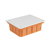 Kötődoboz süllyesztett 207mm x 163mm x 71mm (59mm) narancs műanyag IP20 csavaros fedéllel TRACON