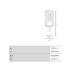 Közvil. LED DURA UR01L10740 URBAN 01 S 30W 4800LM 4000K IK06 O60MM 5 ÉV