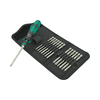 Csavarhúzó-bitkészlet 15-darabos 3-PH 3-PZ 3hex 1markolat Kraftform Kompakt 838 RA-R M WERA