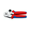 Krimp fogó max.5mm-átmérőjű csavart érintkezőhöz mechanikus 0.08-2.5mm2 négytüskés préselés-présforma KNIPEX