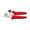 Krimp fogó max.5mm-átmérőjű csavart érintkezőhöz mechanikus 0.08-2.5mm2 négytüskés préselés-présforma KNIPEX