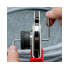 Krimp fogó max.5mm-átmérőjű csavart érintkezőhöz mechanikus 0.08-2.5mm2 négytüskés préselés-présforma KNIPEX