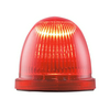 Búra jelzőkürt+fényjelzőhöz d76x68mm BZ/WL 63-hoz magas világító tető piros KSZ OR 100 GROTHE