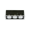 Kültéri fali lámpatest falonkívüli süllyesztett 3x 50W 220-240V G12 IP20 MLX KF003K HUNILUX