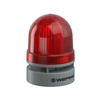 Kürt+fényjelző folyamatos/villogó 2hangú 230V AC 95dB piros LED IP66 EvoSIGNAL Mini WERMA