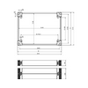 Lábazat oldalem-pár acél szürke 100mm-ma 300mm-sz 300mm-mé Spacial SM Schneider