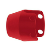 Lakatolható védőburkolat fém piros kerek d40mm vésznyomóhoz védőgallér Harmony XB4 Schneider