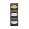 LED kültéri mennyezeti lámpatest kerek 3CCT falonkívüli 1x 12W 230V AC 750lm 3000-6000K IP44 25000h Lowar RÁBALUX
