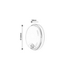 LED kültéri fali-mennyezeti lámpatest PIR-érzékelős kerek falonkívüli 1x 18W 230V AC 1730lm 4000K IP65 30000h Lonato RÁBALUX