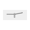 Lámpaoszlop kar INOX-hatású eloxált 2-ágú 60mm-csőátmérőhöz alumínium WR-4/2/0,5/5 ZP ROSA