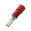 Lapos csapos saru DIN 46231 0.5-1,0mm2 lapos-alakú PVC piros réz ónozott Haupa