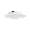 LED álmennyezeti lámpatest kerek süllyesztett falonkívüli 1x 12W 230V AC 830lm 3000K IP20 25000h Shaun2 RÁBALUX