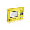 LED fényvető 200W 220-240V AC 18000lm 4500K fekete alumínium IP65 Slim Asalite