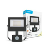LED fényvető 10m PIR-érzékelős 20W 220-240V AC 2000lm 4000K fekete alumínium IP65 A3-series Modee