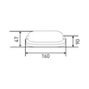 LED hajólámpa GREENLUX GXDS356 LED TOR OVAL 8W NW 800/960lm IP54