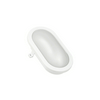 LED hajólámpa ovális falonkívüli 1x 12W 220-240V AC 1320lm 4000K IP54 30000h Lite LED line