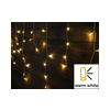 LED karácsonyi füzér kültéri jégcsap 125LED 5+5m 25db/m fehér-fényű 230V AC IP44 X22022 TRACON