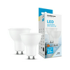 LED lámpa spot alu-műa 2db tükrös PAR16 2,8W- 25W GU10 250lm 860 220-240V AC 25000h 110° Modee