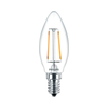 LED lámpa B35 gyertya 2W- 25W E14 250lm 827 220-240V AC 15000h 2700K Classic LEDcandle Philips