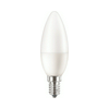 LED lámpa B35 gyertya 5W- 40W E14 470lm 827 220-240V AC 15000h 2700K CorePro LEDcandle Philips