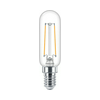 LED lámpa elszívóba T25L egyfejű cső filament 2,1W- 25W E14 250lm 827 LED Classic Philips