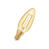 LED lámpa filament bordás gyertya 2.5W 22W 220-240V AC E14 220lm 824 300° LED 1906 CLBW LEDVANCE