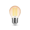 LED lámpa kisgömb P45 DIM filament 4W- 28W E27 300lm 818 DIM 220-240V AC 15000h 320° 1800K Modee