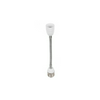 Lámpafoglalat-adapter E27-> E14 20W/240V 200mm hosszabbító műanyag fehér LED line