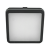 LED mennyezeti lámpa színhőállító kapcsolóval,fekete 230V,50Hz,18W, 1850lm, 3000K/4000K/6500K, IP65,D=220mm,EEI=F MFKNBL18CCT TRACON