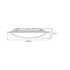 LED mennyezeti lámpatest falonkívüli 28W 220-240V AC 2600lm 2800-6000K Orbis Sparkle LEDVANCE