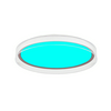 LED mennyezeti lámpatest kerek 3CCT DIM +RGB távirányítóval átlátszó-perem falonkívüli 1x 30W 170-250V AC 2300lm 2700-6000K IP20 Modee